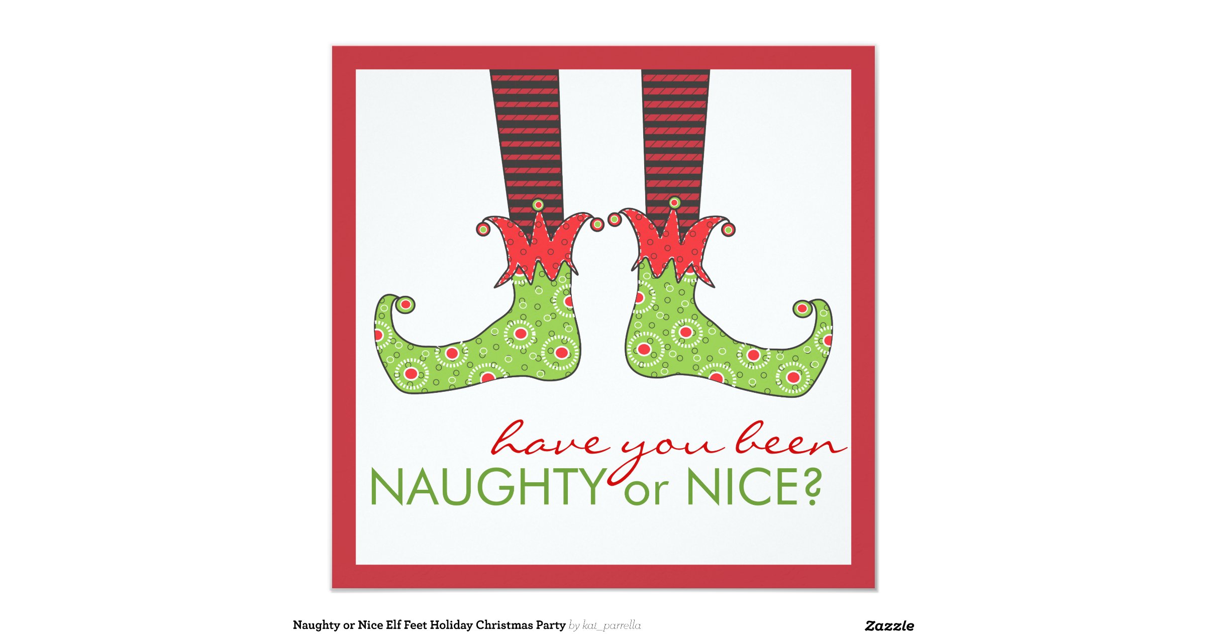 Naughty Or Nice Party Invitations 10