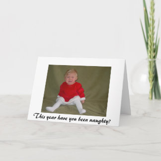 Naughty or Nice? Holiday Card