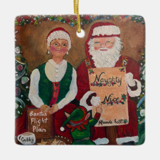 Naughty or Nice Holiday Ornament