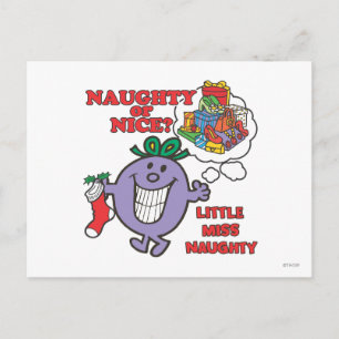 Naughty Or Nice? Holiday Postcard