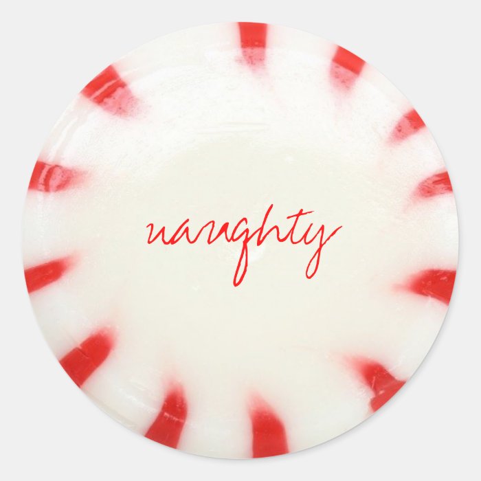 naughty or nice holiday sticker