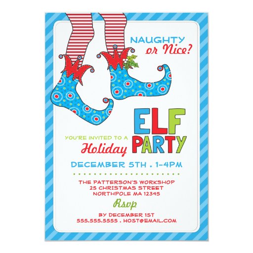 Naughty Or Nice Invitations 1