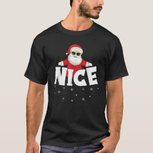 Naughty or Nice Matching Couple Family Christmas S T-Shirt