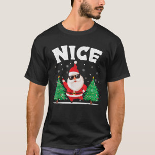 Naughty or Nice Matching Couples Christmas Trees S T-Shirt