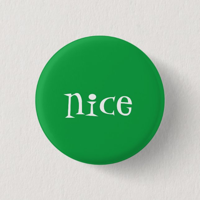 Naughty or Nice (Nice) Pinback Button (Front)
