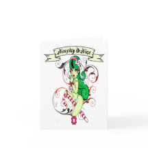 Naughty Or Nice - Note Card