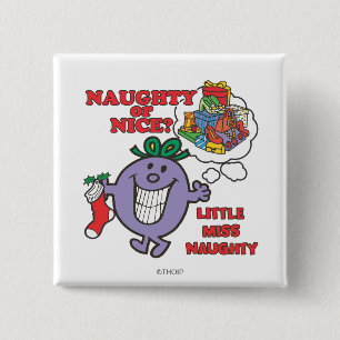 Naughty Or Nice? Pinback Button
