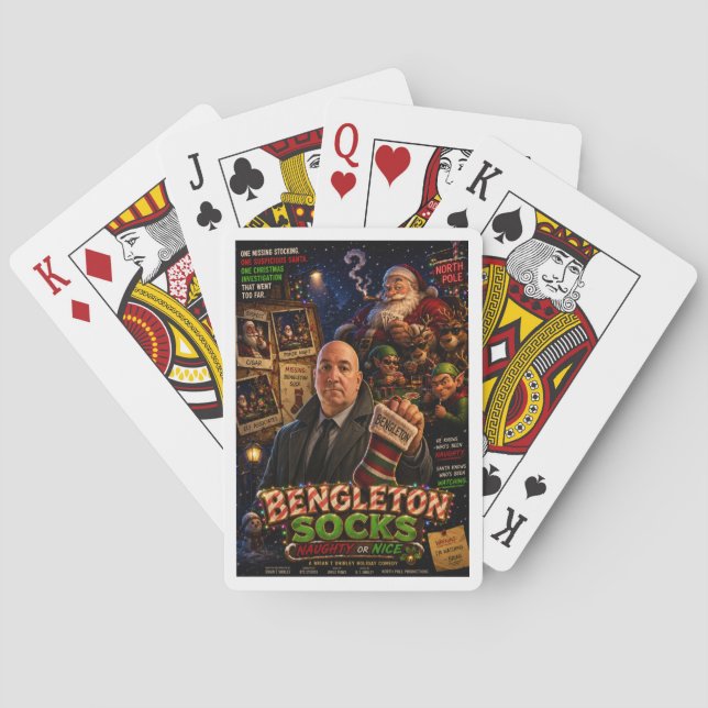 Naughty or Nice Poker Cards (Back)