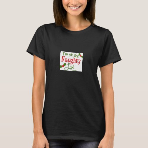 NAUGHTY OR NICE T_SHIRT FOR HER
