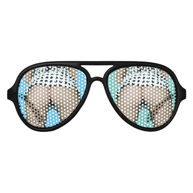 NAUGHTY PARTY SUNGLASSES BUTT MAN FUN-Glasses! (Front)