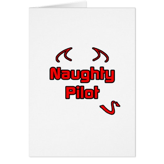 Naughty Pilot Cards (Front)