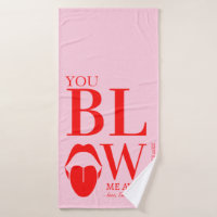 Naughty Pink Red Valentines Day Card