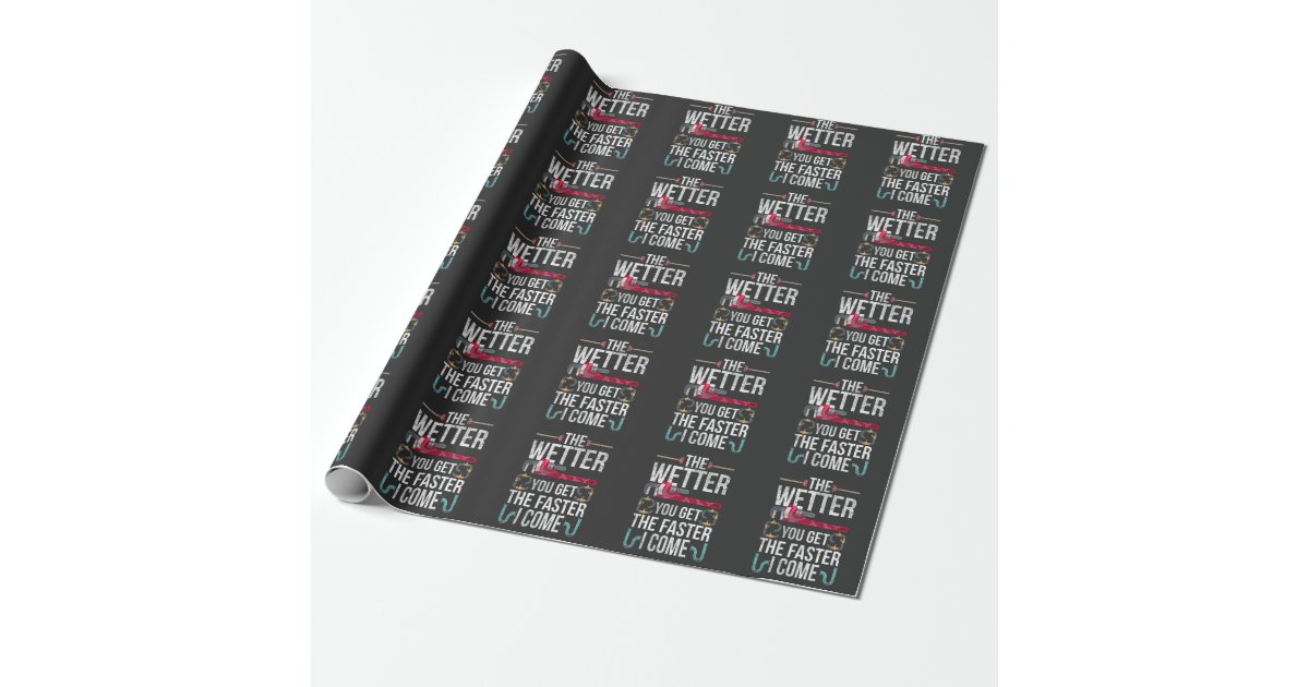 Naughty Plumber Husband and Father Plumbing Quote Wrapping Paper | Zazzle