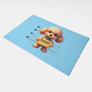 Naughty Poodle Doormat