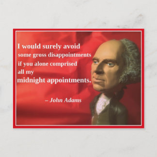 Naughty Presidential Valentine: Appointments Holiday Postcard