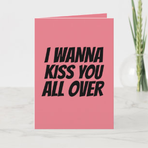 NAUGHTY ROMANTIC GREETING CARD