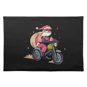 Naughty Santa Claus Cloth Placemat