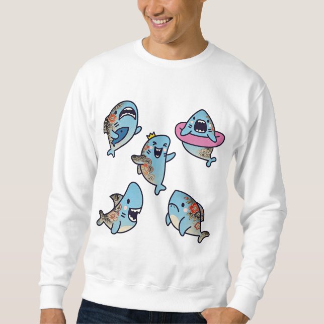 Naughty Sharks Sweatshirt (Front)