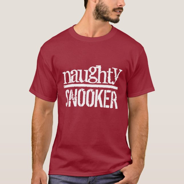 Naughty Snooker t-shirt (Front)