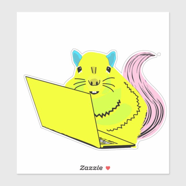 Naughty Squirrel #111 Sticker (Sheet)