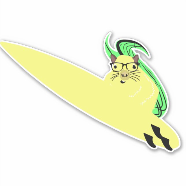 Naughty Squirrel #129 Sticker (Front)