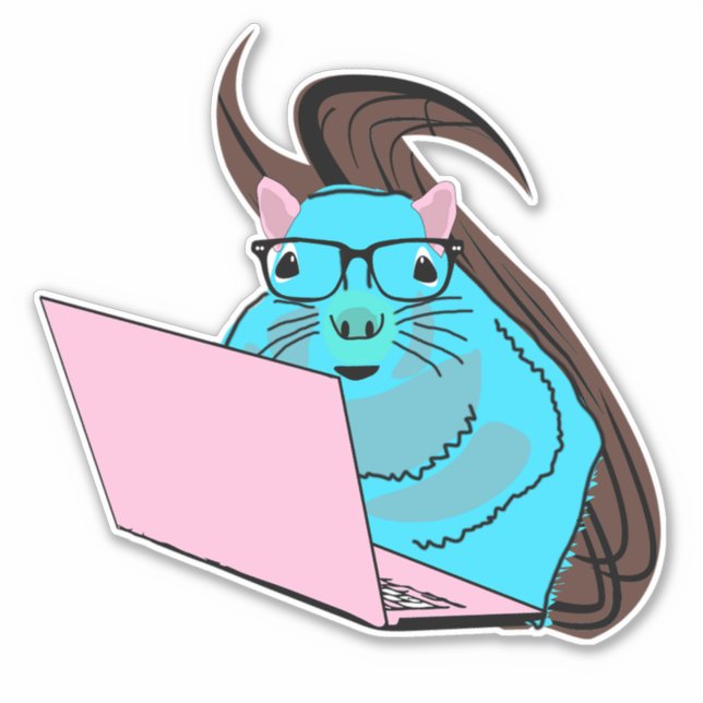 Naughty Squirrel #137 Sticker (Front)