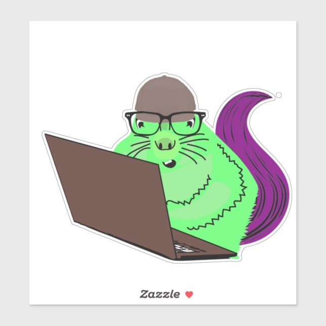 Naughty Squirrel #144 Sticker (Sheet)