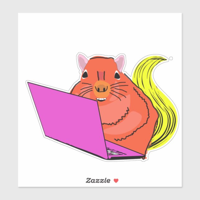 Naughty Squirrel #158 Sticker (Sheet)