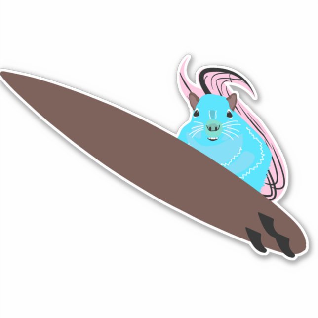 Naughty Squirrel #160 Sticker (Front)