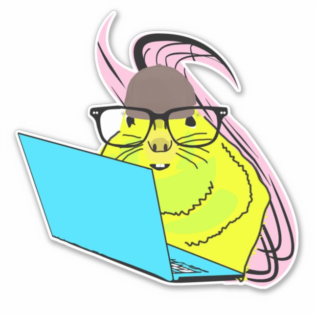 Naughty Squirrel #162 Sticker (Front)