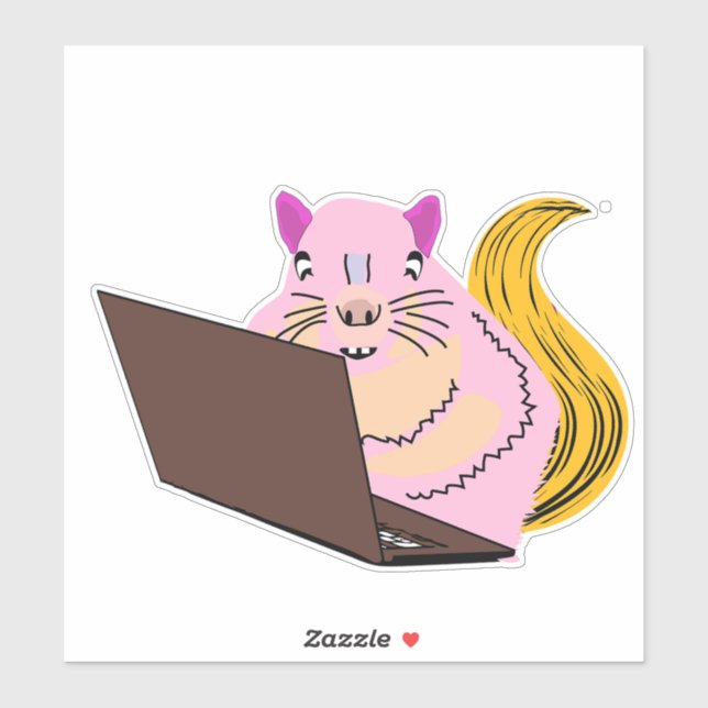 Naughty Squirrel #165 Sticker (Sheet)
