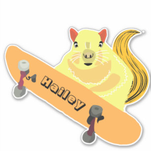 Naughty Squirrel #169 Hailey Sticker