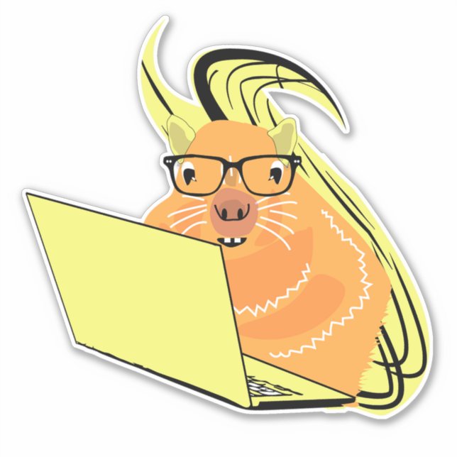 Naughty Squirrel #176 Sticker (Front)