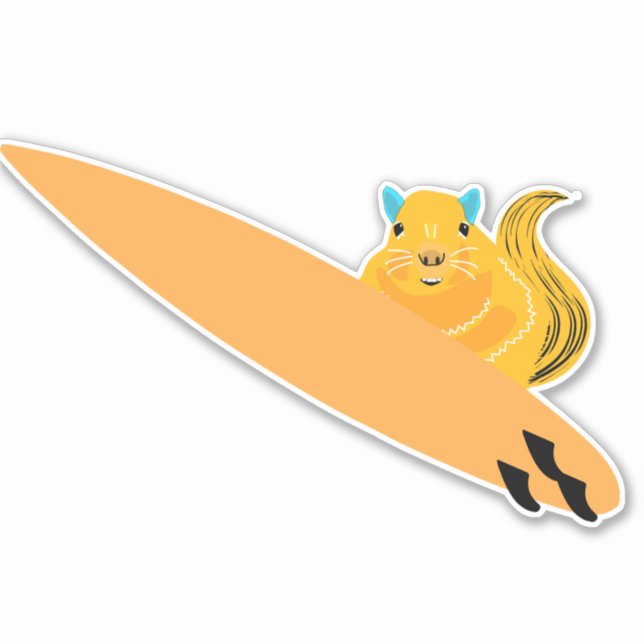 Naughty Squirrel #236 Sticker (Front)