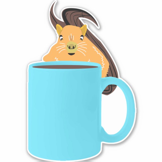 Naughty Squirrel #240 Sticker (Front)