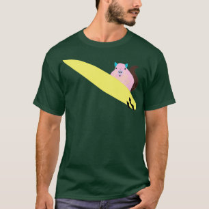 Naughty Squirrel 249 Surfing T-Shirt
