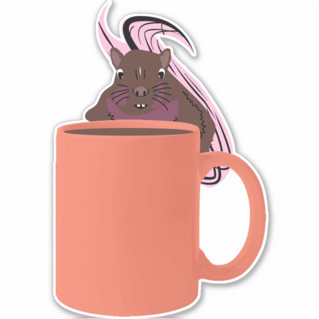 Naughty Squirrel #259 Sticker (Front)