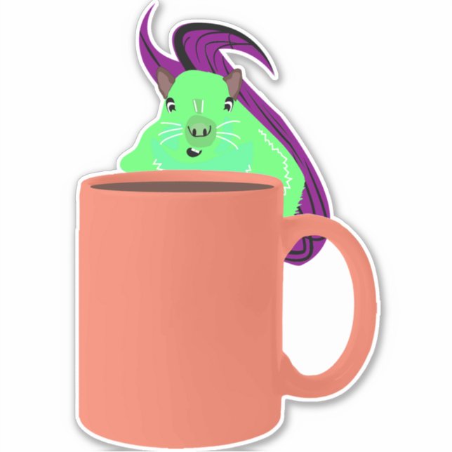 Naughty Squirrel #272 Sticker (Front)