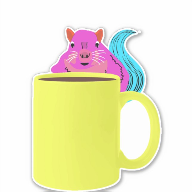 Naughty Squirrel #279 Sticker (Front)