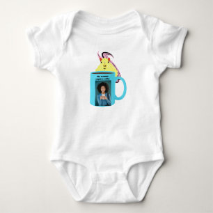 Naughty Squirrel #287 Baby Coffee Bodysuit