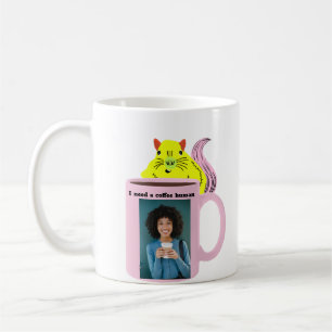 Naughty Squirrel #341 Coffee Human Mug