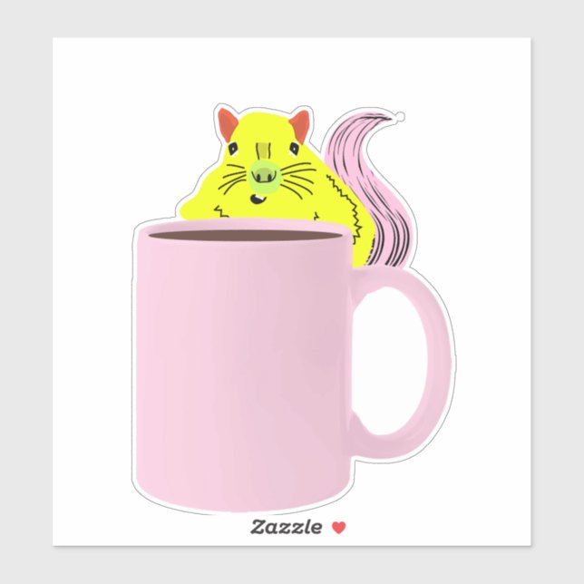 Naughty Squirrel #341 Sticker (Sheet)