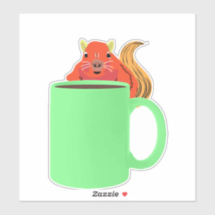 Naughty Squirrel #356 Sticker