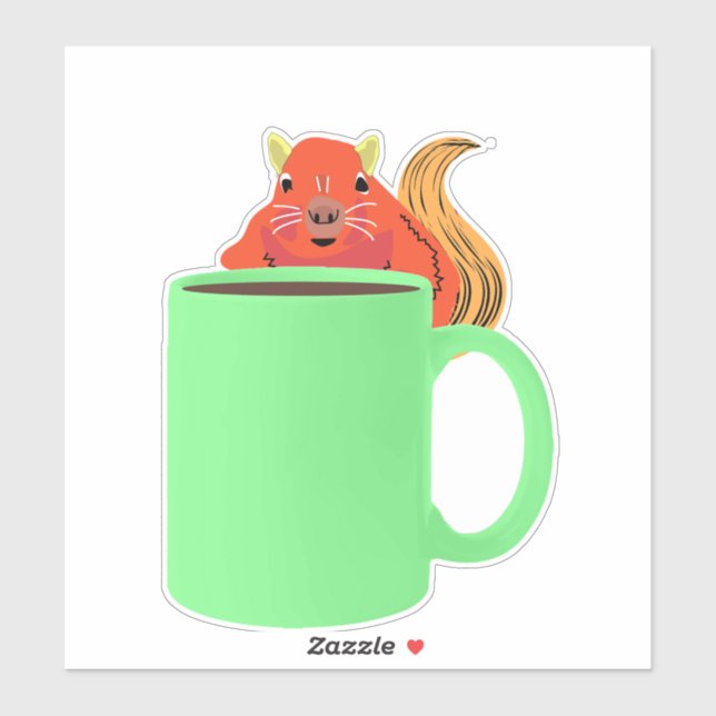 Naughty Squirrel #356 Sticker (Sheet)