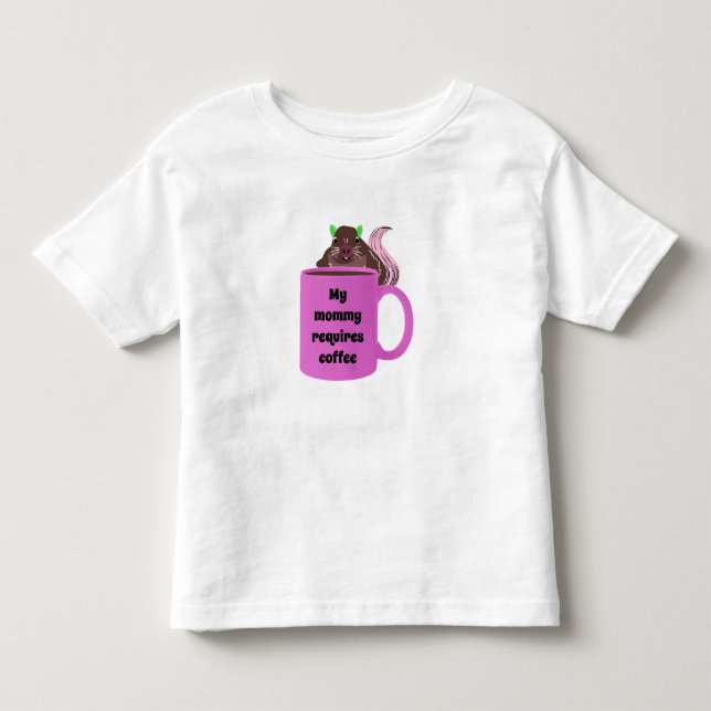 Naughty Squirrel #366 Toddler T-shirt (Front)