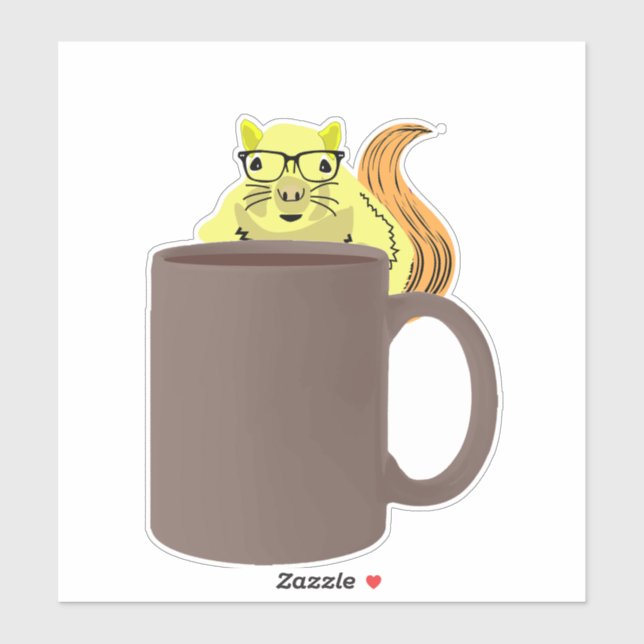 Naughty Squirrel #419 Sticker (Sheet)