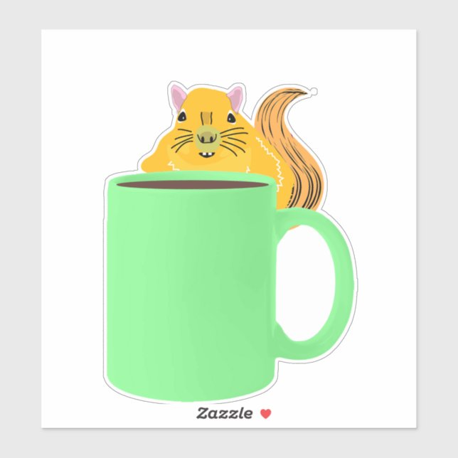 Naughty Squirrel #445 Sticker (Sheet)
