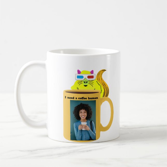 Naughty Squirrel #463 Coffee Human Mug (Left)