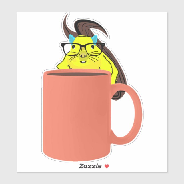 Naughty Squirrel #493 Sticker (Sheet)