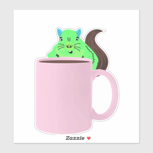 Naughty Squirrel #498 Sticker (Sheet)